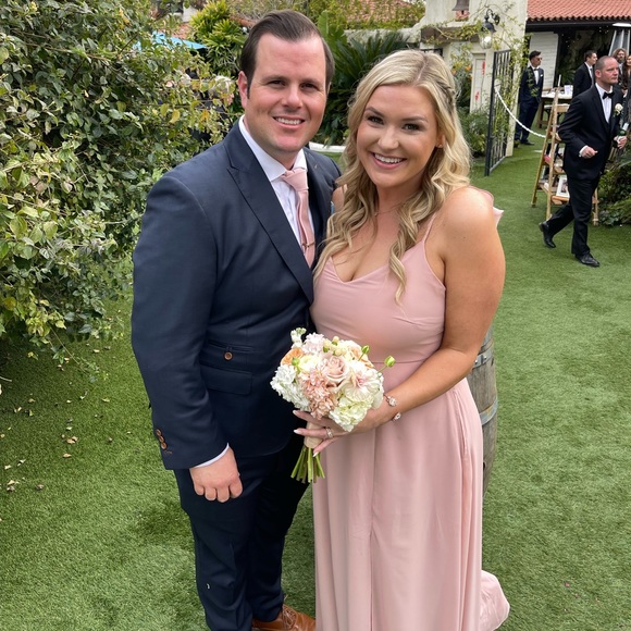 Birdy Grey Other - Birdy Grey Simon Neck Tie Mens OS Rose Matte 2.25" Wide Rayon Blend Dusty Rose